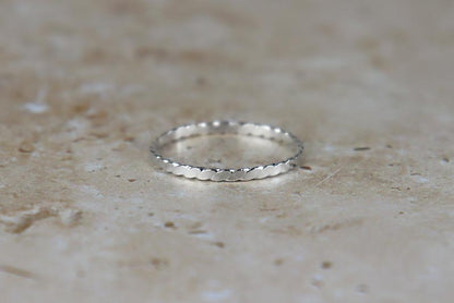 2mm Twist Sterling Silver Band