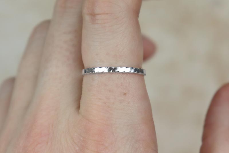 2mm Twist Sterling Silver Band