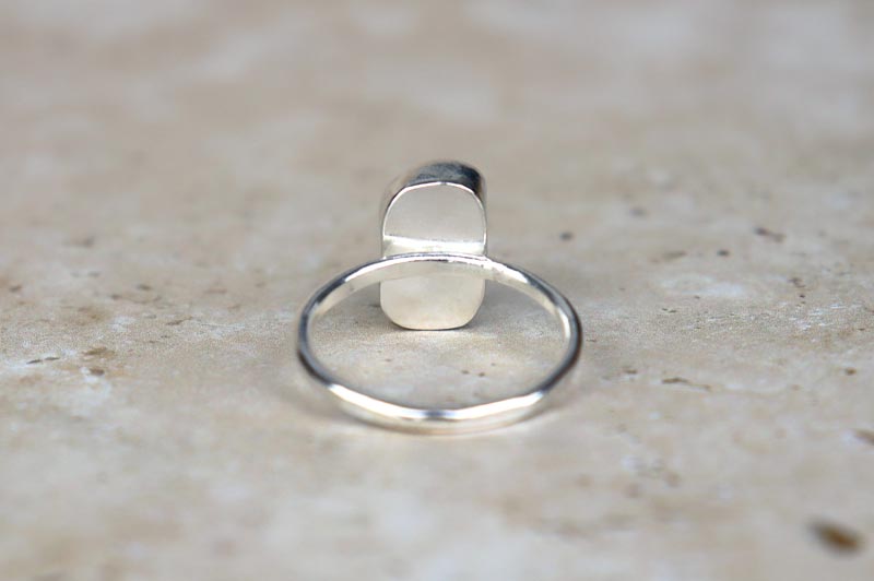 UK Size U Welsh Sea Glass Ring