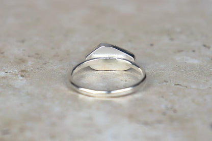 UK Size N Welsh Sea Glass Ring