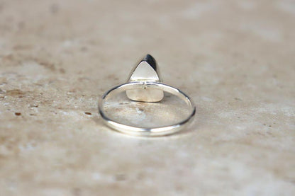 UK Size V Welsh Sea Glass Ring