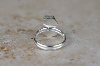 UK Size O/P Welsh Sea Glass Ring