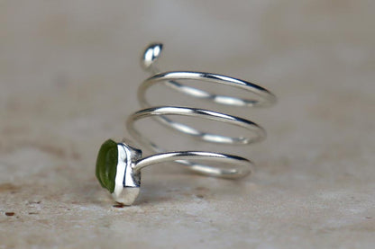UK Size R/S Welsh Sea Glass Ring