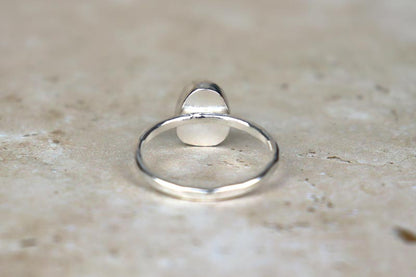 UK Size V Welsh Sea Glass Ring