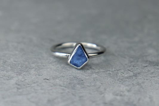 UK Size K Welsh Sea Glass Ring