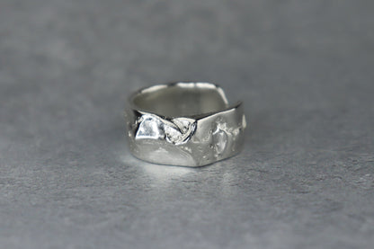 UK Size P/Q Welsh Signet Ring