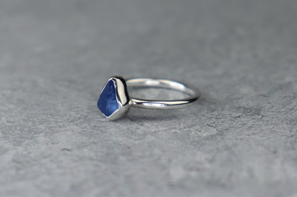 UK Size K Welsh Sea Glass Ring