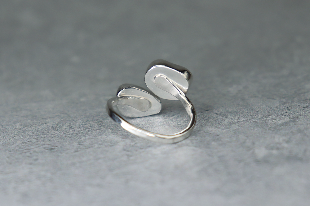 UK Size N Welsh Sea Glass Ring