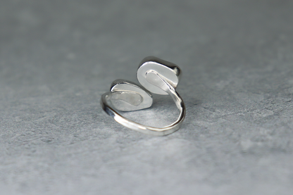 UK Size N Welsh Sea Glass Ring