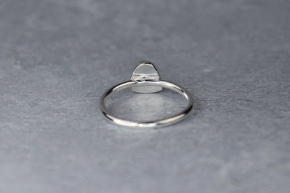 UK Size S Welsh Sea Glass Ring