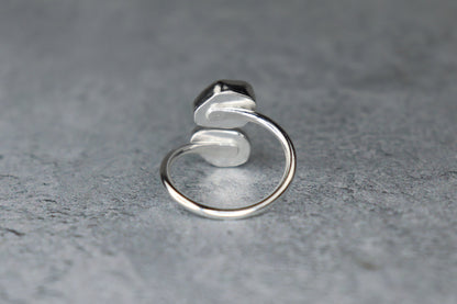 UK Size P Welsh Sea Glass Ring