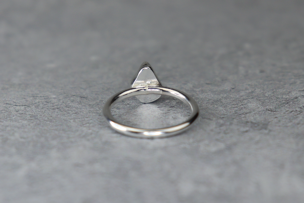 UK Size K Welsh Sea Glass Ring