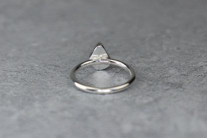 UK Size K Welsh Sea Glass Ring