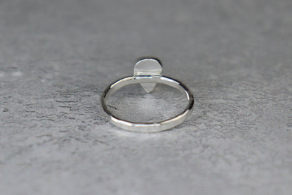 UK Size O Welsh Sea Glass Ring