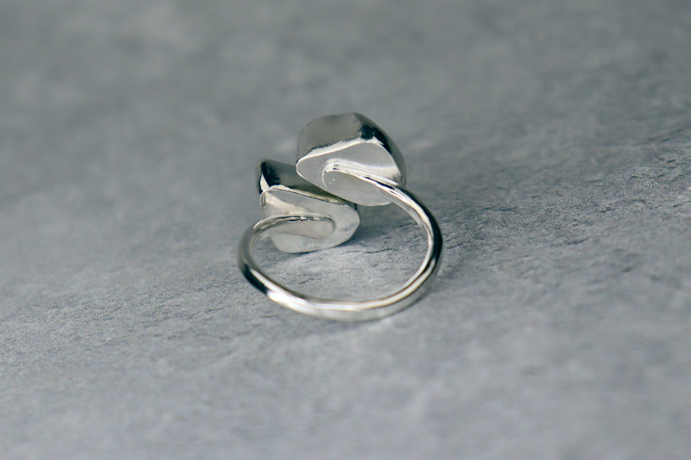 UK Size K Welsh Sea Glass Ring