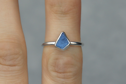 UK Size K Welsh Sea Glass Ring