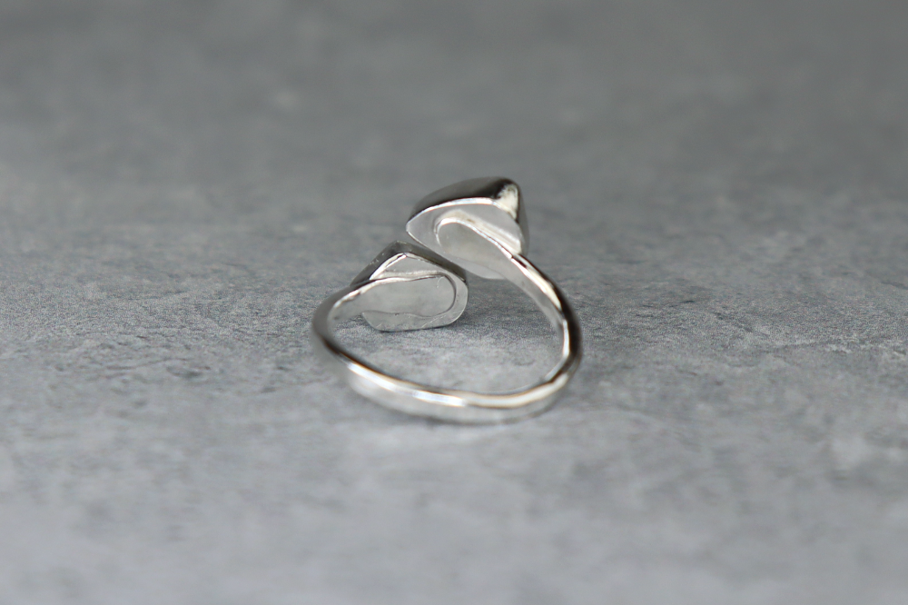 UK Size K Welsh Sea Glass Ring