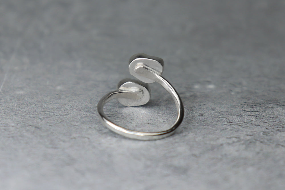 UK Size Q Welsh Sea Glass Ring