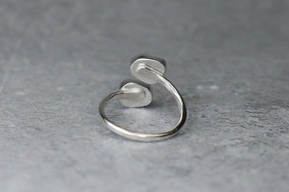 UK Size Q Welsh Sea Glass Ring