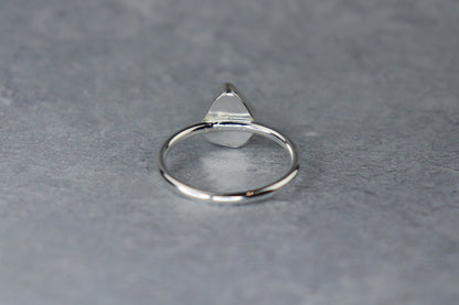UK Size Q Welsh Sea Glass Ring