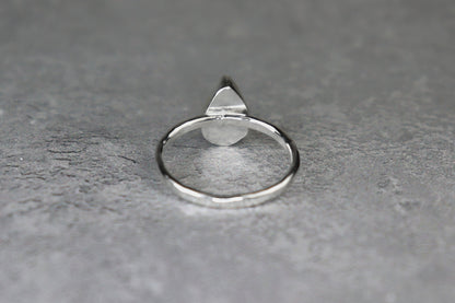 UK Size R Welsh Sea Glass Ring