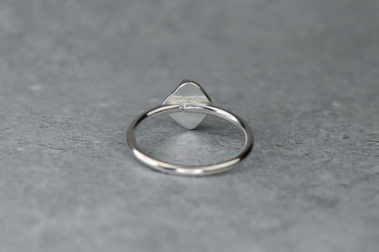 UK Size T/U Welsh Sea Glass Ring
