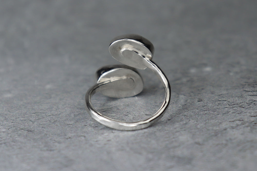 UK Size M/N Welsh Sea Glass Ring