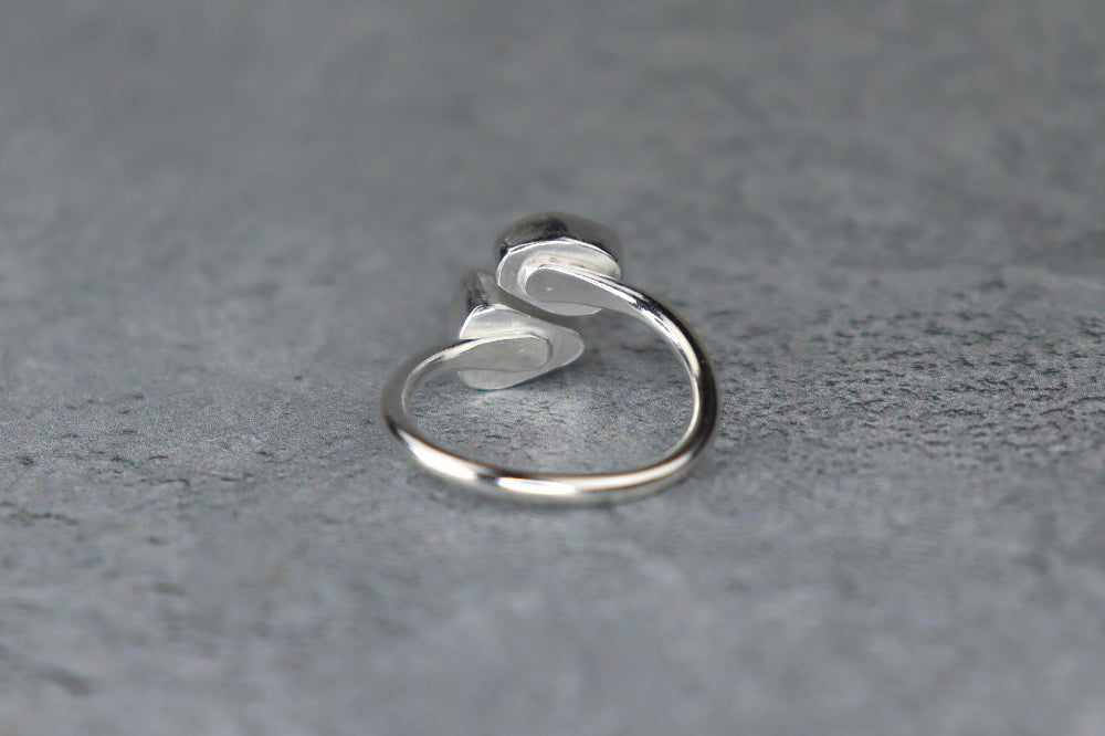 UK Size M Welsh Sea Glass Ring