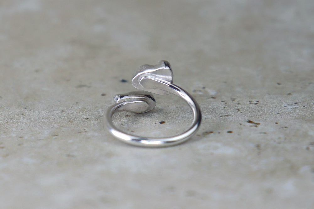 UK Size L Welsh Sea Pottery Ring