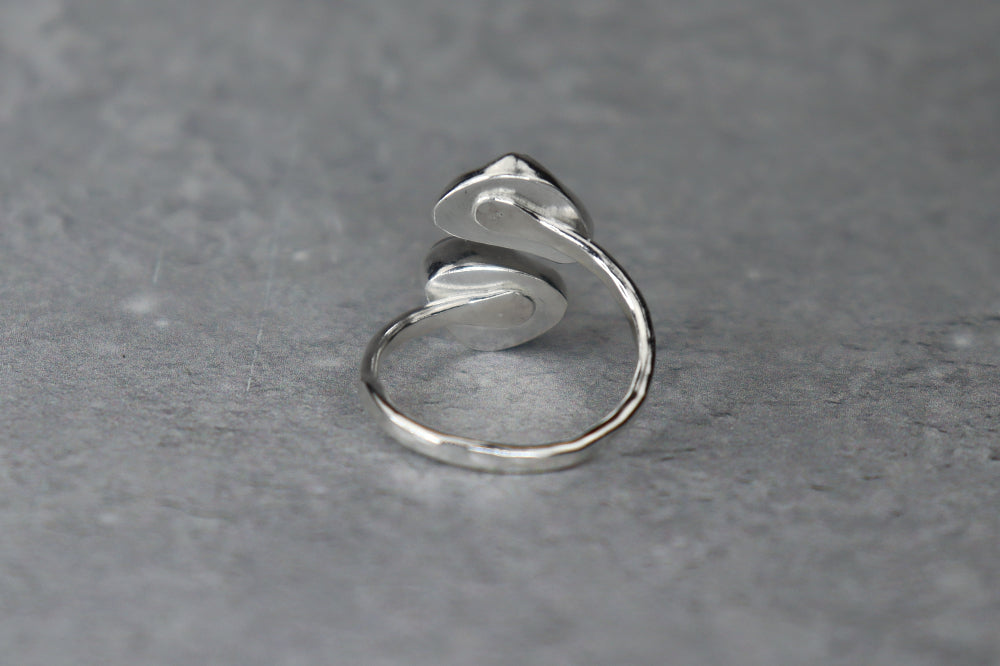 UK Size O Welsh Sea Glass Ring