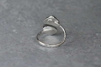 UK Size O Welsh Sea Glass Ring