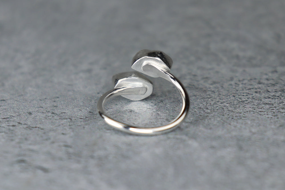 UK Size P Welsh Sea Glass Ring