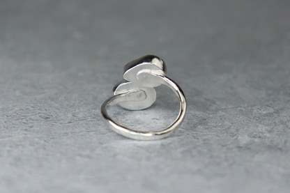 UK Size M Welsh Sea Glass Ring