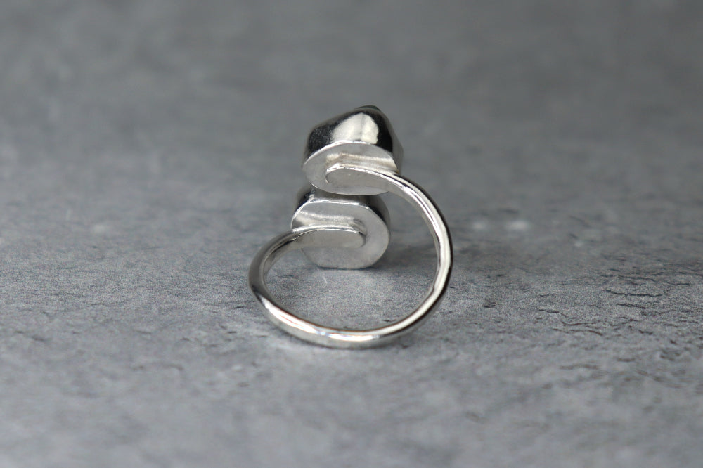 UK Size I/J Welsh Sea Glass Ring