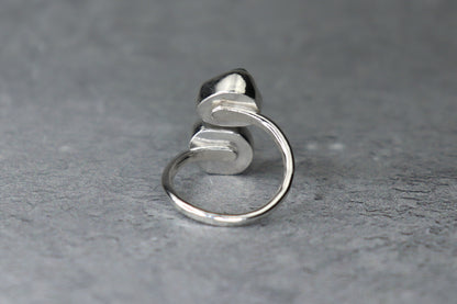 UK Size I/J Welsh Sea Glass Ring