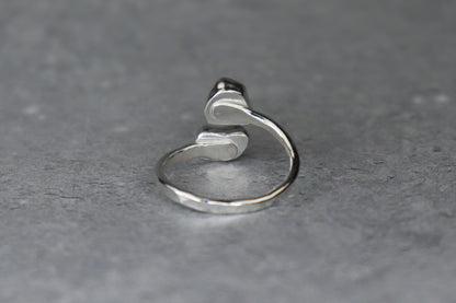 UK Size O Welsh Sea Glass Ring
