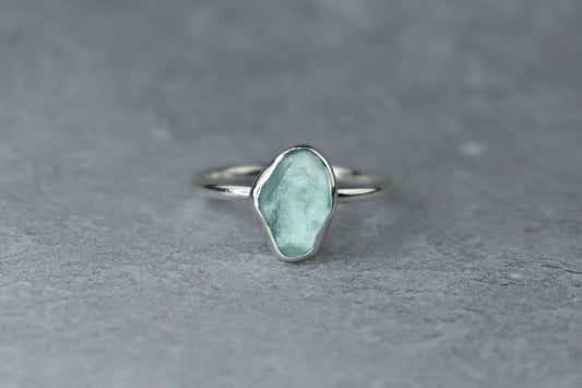 UK Size O/P Welsh Sea Glass Ring