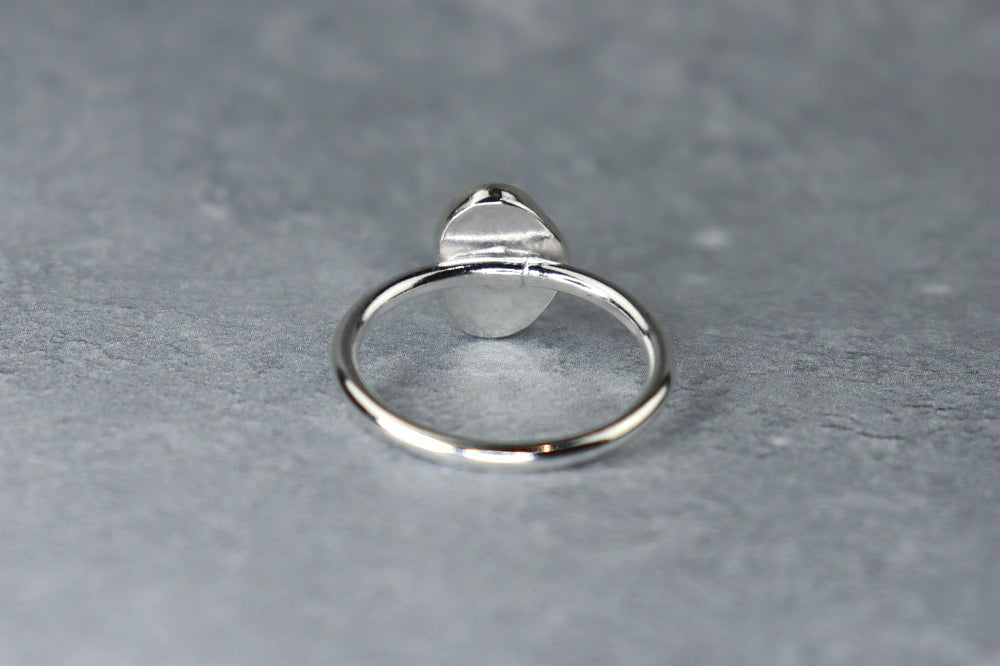UK Size O/P Welsh Sea Glass Ring