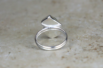 UK Size S/T Welsh Sea Glass Ring