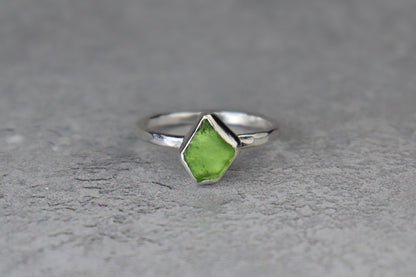 UK Size Q Welsh Sea Glass Ring