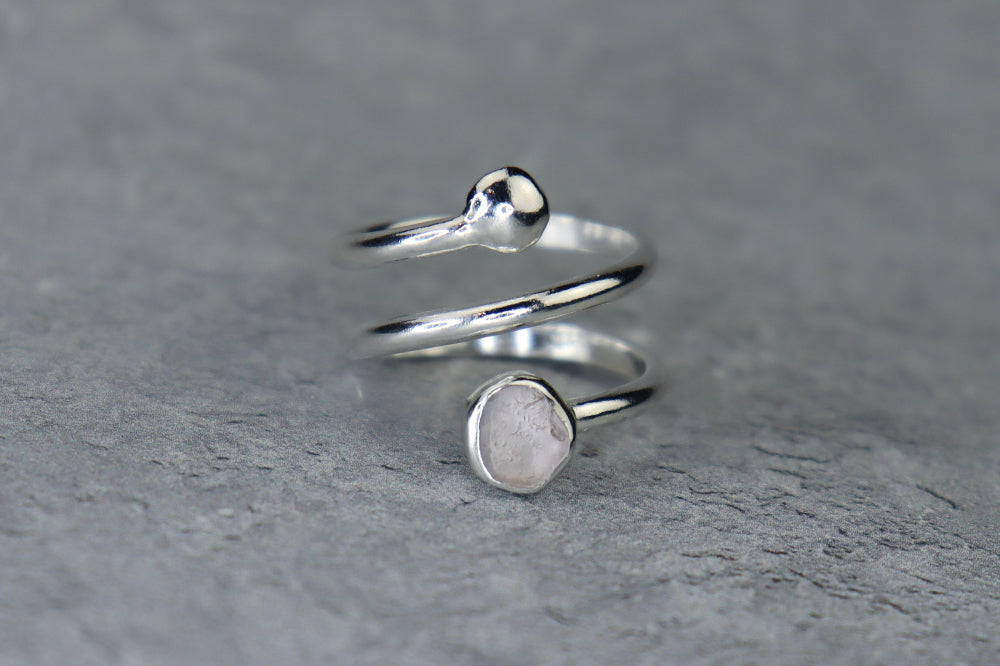 UK Size O/P Welsh Sea Glass Ring