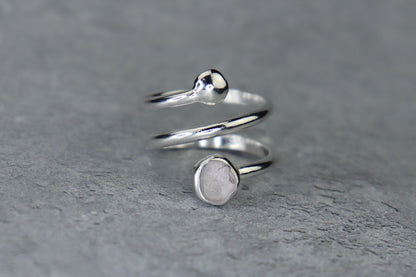 UK Size O/P Welsh Sea Glass Ring