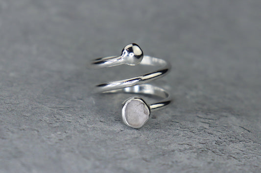 UK Size O/P Welsh Sea Glass Ring