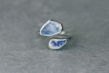 UK Size I/J Welsh Sea Pottery Ring