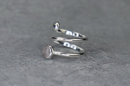 UK Size O/P Welsh Sea Glass Ring