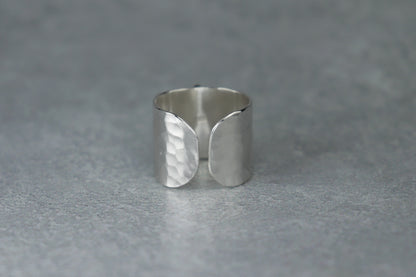 UK Size M Welsh Sea Glass Ring