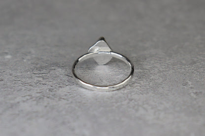 UK Size Q Welsh Sea Glass Ring