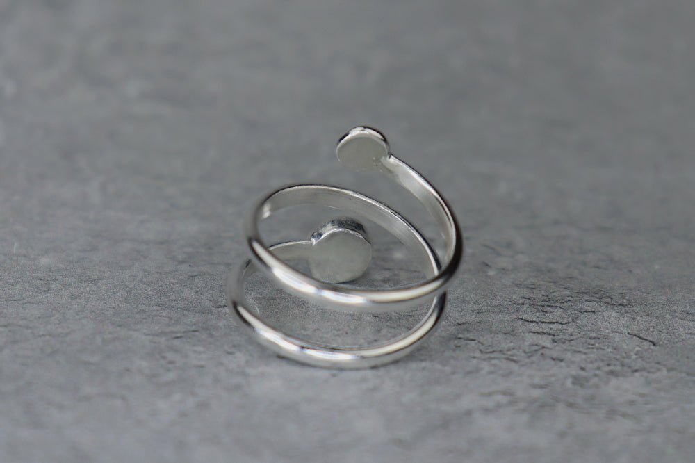 UK Size O/P Welsh Sea Glass Ring