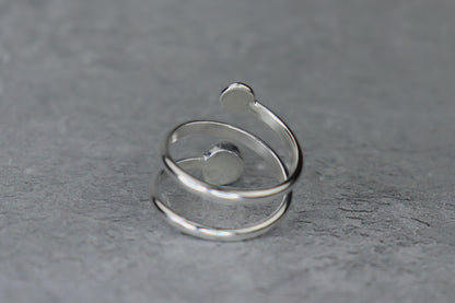 UK Size O/P Welsh Sea Glass Ring