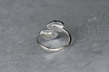 UK Size P Welsh Sea Glass Ring